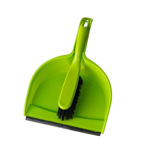 Scoop with Handheld Brush - Yellow